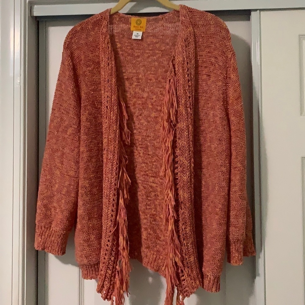 Ruby Road cardigan with tassel 1X​​​​